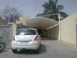 Tensile Car Parking Structure in Delhi