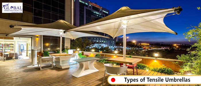 Types of Tensile Umbrellas